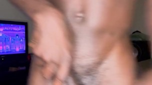 EDGING THIS BIG BLACK DICK UNTIL I BUST A FATTY 💦💦