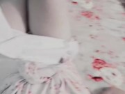 Cute Teen Girl blows! Pink, Pink, Pink! 1/16