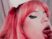 Cute Teen Girl blows! Pink, Pink, Pink! 5/16