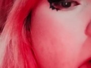 Cute Teen Girl blows! Pink, Pink, Pink! 7/16