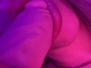 WHITE TEEN SUCKING HUGE DILDO 2/16