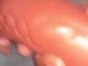 How I stretched my  toy after making a tribute to a hot bbc slut 10/16