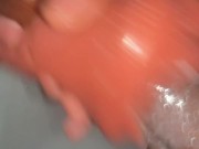 How I stretched my  toy after making a tribute to a hot bbc slut 12/16