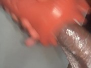 How I stretched my  toy after making a tribute to a hot bbc slut 13/16