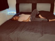 Vorspiel vor dem Sex Bonie bringt sich zu multiplen Orgasmen Zucken zittern stöhnen nass versaut 14/16