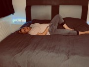 Vorspiel vor dem Sex Bonie bringt sich zu multiplen Orgasmen Zucken zittern stöhnen nass versaut 15/16