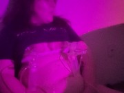 Solo milf masturbation with breast pump 8/16