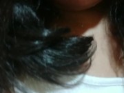 Gordita de piernas abierta Concha peluda y squirt en cantidades enormes 2/16