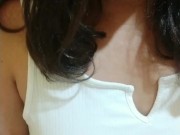 Gordita de piernas abierta Concha peluda y squirt en cantidades enormes 3/16