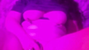 Solo milf masturbation with breast pump