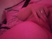 Milf masturbating with breast pump