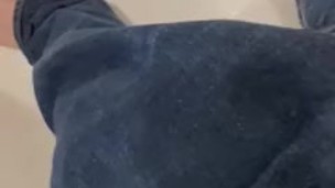 Pissing in Jeans in the shower