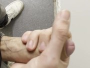 Horny Big Cock Guy Masturbating At Work (ALMOST GOT CAUGHT) 10/16