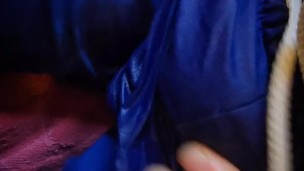 Desperate to wee! Pissing and soaking my scrubs and underwear