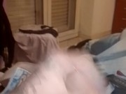 Cazzo duro con un litro di sborra e pipì in primo piano 6/16