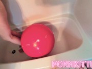 piss in her mouth and swallow piss fountain all over her face and body 12/16