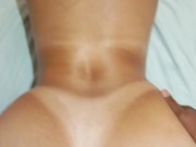 Latina with a beautiful sexy ass fucking anal with a fan and the cuckold filming 14/16