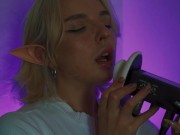 ASMR Intense Ear Licking (Close Up) with Elsa (3Dio, 4K) 10/16