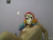 I love being on all fours imagining a dick inside my virgin pussy 1/16