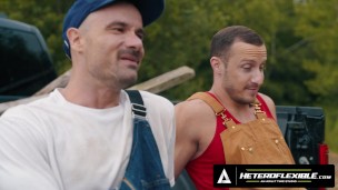 HETEROFLEXIBLE - It's Not Gay If It's Only 1 Time! Farmer Zack Mackay Is Doggy Fucked By Tito Patron