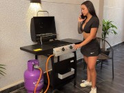 I fuck my client Babe Colombian with big tits and perfect body, creampie! Danyel Mast & Lorenadoll 1/16