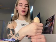 Better use two hands to make you cum much stronger JOI 12/16