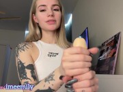 Better use two hands to make you cum much stronger JOI 14/16