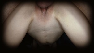 Little slut fucked bareback on all fours and with internal cumshot