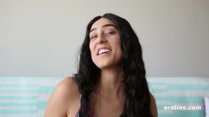 Ersties - Dark Hair Beauty is Fisted By Cute Redhead