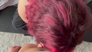 POV Creampie Curvy redhead - BJ, Riding, Reverse Cowgirl, Big Boobs