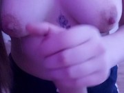 Masturbation and cock sucking homemade POV video 4/16
