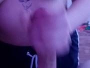 Masturbation and cock sucking homemade POV video 7/16