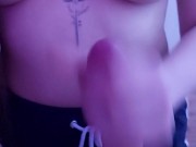 Masturbation and cock sucking homemade POV video 8/16