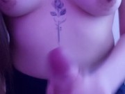 Masturbation and cock sucking homemade POV video 9/16