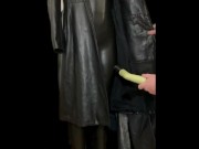 Vacuuming Girlfriend's Italian Leather Jacket and Wetsuit with Vintage Electrolux Vacuum Cleaner 11/16