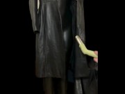 Vacuuming Girlfriend's Italian Leather Jacket and Wetsuit with Vintage Electrolux Vacuum Cleaner 12/16