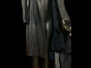 Vacuuming Girlfriend's Italian Leather Jacket and Wetsuit with Vintage Electrolux Vacuum Cleaner 14/16