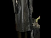 Vacuuming Girlfriend's Italian Leather Jacket and Wetsuit with Vintage Electrolux Vacuum Cleaner 16/16