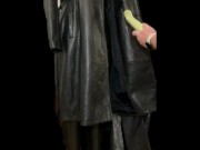 Vacuuming Girlfriend's Italian Leather Jacket and Wetsuit with Vintage Electrolux Vacuum Cleaner 5/16