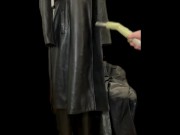 Vacuuming Girlfriend's Italian Leather Jacket and Wetsuit with Vintage Electrolux Vacuum Cleaner 8/16