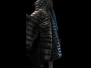 Big vacuum with Girlfriend's Black Ghost Whisperer Down Jacket 13/16