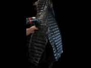 Big vacuum with Girlfriend's Black Ghost Whisperer Down Jacket 8/16