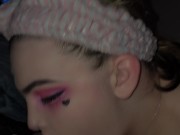 Sexy amateur babe giving head and swallow 11/16