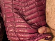 Cum on Girlfriend's Shiny Pink G.W. Down Jacket 10/16