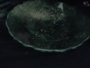 Dirty smelly foot dust while I'm removing my calluses from my big long soles 12/16