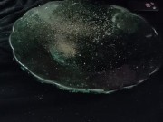 Dirty smelly foot dust while I'm removing my calluses from my big long soles 14/16