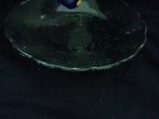 Dirty smelly foot dust while I'm removing my calluses from my big long soles 4/16