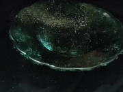 Dirty smelly foot dust while I'm removing my calluses from my big long soles 7/16