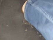 Big feet driving fast spending with Sandals under my mean sexy feet 2/16