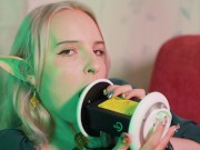 ASMR FOREST ELF | LICKING, MOUTH SOUNDS & TINGLES with Elsa (3Dio + Blue Yeti, 4K) 9/16